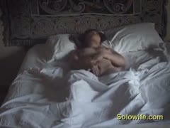 Wife caught rubbing wet cunt spycam watching porn